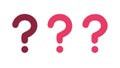 Multiple Question Marks Icon: Confusion, Inquiry Complex Problem, vector design Generative AI Royalty Free Stock Photo
