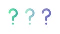 Multiple Question Marks, Query, Uncertainty, Help, vector design Generative AI Royalty Free Stock Photo