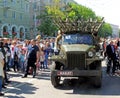 Multiple rocket launcher Katyusha of WWII Red Army