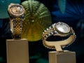 Multiple Rolex watches on display, Bangkok, Thailand