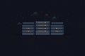 Multiple servers with blinking lights display network activity in a data center environment, showcasing technology in