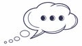 Multiple Speech Bubbles, Conversation and Communication Icons, vector design Generative AI Royalty Free Stock Photo