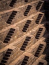 Multiple Stairs at Chand Baori Stepwell in Abhaneri, India