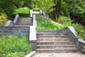 Multiple Stairs Leading Up to Seoul Tower in Namsandong