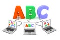 Multiple Wired to ABC Royalty Free Stock Photo