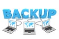 Multiple Wired to Backup Royalty Free Stock Photo