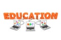 Multiple Wired to Education Royalty Free Stock Photo