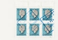 Multiples of 32 cent Queen Elizabeth II 1983 Blue Stamp