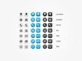 Multipurpose Business Card Icon Set