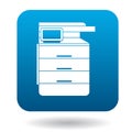 Multipurpose device, fax, copier and scanner icon Royalty Free Stock Photo