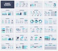 Multipurpose presentation vector template infographic. Royalty Free Stock Photo