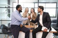 multiracial business colleagues meeting in office Royalty Free Stock Photo