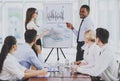 Multiracial Team Meeting in Conference Room . Royalty Free Stock Photo