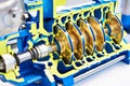 Multistage pump for water pipe Royalty Free Stock Photo