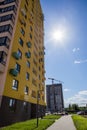 Multistorey concrete apartment