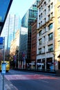 Multistory buildings on the streets of Sydney