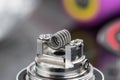 Multistrand Ribbon Fused Clapton on a dripper gold Royalty Free Stock Photo