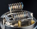 Multistrand Ribbon Fused Clapton on a dripper gold