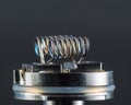 Multistrand Ribbon Fused Clapton on a dripper gold Royalty Free Stock Photo