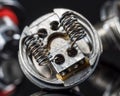 Multistrand Ribbon Fused Clapton on a dripper gold Royalty Free Stock Photo