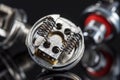 Multistrand Ribbon Fused Clapton on a dripper gold Royalty Free Stock Photo