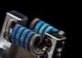 Multistrand Ribbon Fused Clapton on a dripper gold Royalty Free Stock Photo