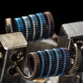 Multistrand Ribbon Fused Clapton on a dripper gold Royalty Free Stock Photo