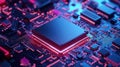 multithreading high tech streaming cpu style Royalty Free Stock Photo