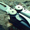 Multitool close up Royalty Free Stock Photo