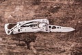 Multitool, multi purpose tool with plyers and Royalty Free Stock Photo