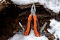 Multitool pliers with multipurpose tools