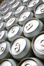 Multitude of beer cans Royalty Free Stock Photo