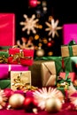 Multitude of Plain Xmas Presents Royalty Free Stock Photo