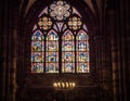 Stained glass windows of the Strasbourg cathedral