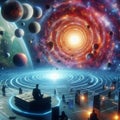 Multiverse Space space containing multiple universes that exis