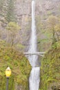 Multnomah Falls and Benson Footbridge Oregon OR US Royalty Free Stock Photo