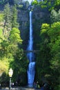 Columbia River Gorge, Upper and Lower Multnomah Falls, Portland, Oregon Royalty Free Stock Photo