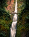 Multnomah Falls, Columbia River Gorge, Oregon Royalty Free Stock Photo