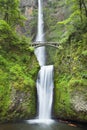 Multnomah Falls in the Columbia River Gorge, Oregon, USA Royalty Free Stock Photo