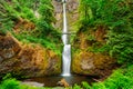 Multnomah Falls, Oregon, USA on the Columbian River Gorge Royalty Free Stock Photo