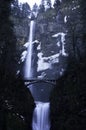 Multnomah Falls in Winter. Royalty Free Stock Photo
