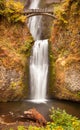 Multnomah Waterfall Columbia River Gorge Oregon Royalty Free Stock Photo