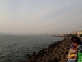 Mumbai chowpatty, Mumbai marine drive beach. Mumbai city.