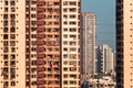 A skyline of modern concrete high rise skyscrapers in the suburb of Kandivali East in the city of Royalty Free Stock Photo