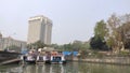 18/03/2023: Mumbai, India: Boating at the Gateway of India Royalty Free Stock Photo