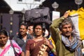 Hard working people of Mumbai , Maharashtra, India