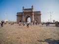 Mumbai, India - December 17, 2018: The legendary architecture of the Gateway of India in Mumbai. Royalty Free Stock Photo