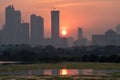 Mumbai skyline - sunset