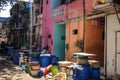 Streets of Colaba district, Mumbai, India