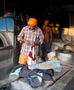 Dhobi Ghat in Mumbai, Maharashtra, India Royalty Free Stock Photo